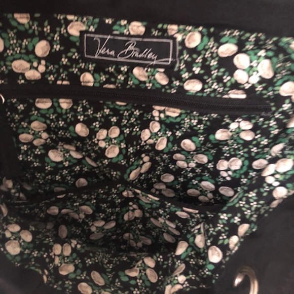 Vera Bradley Black Quilted Backpack - Excellent Condition - Super Cute! - Picture 6 of 13
